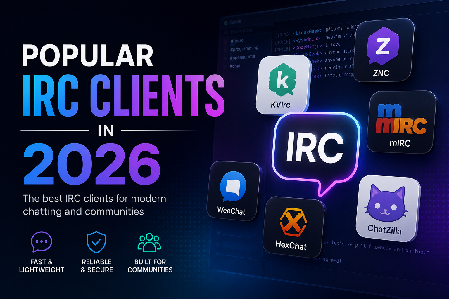 Best IRC Clients for Every Platform in 2026 (Mid-Year Update)