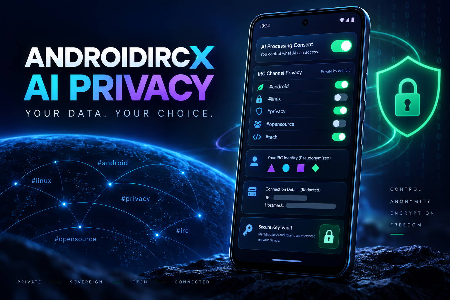 AndroidIRCX AI Privacy Guide: What You Control
