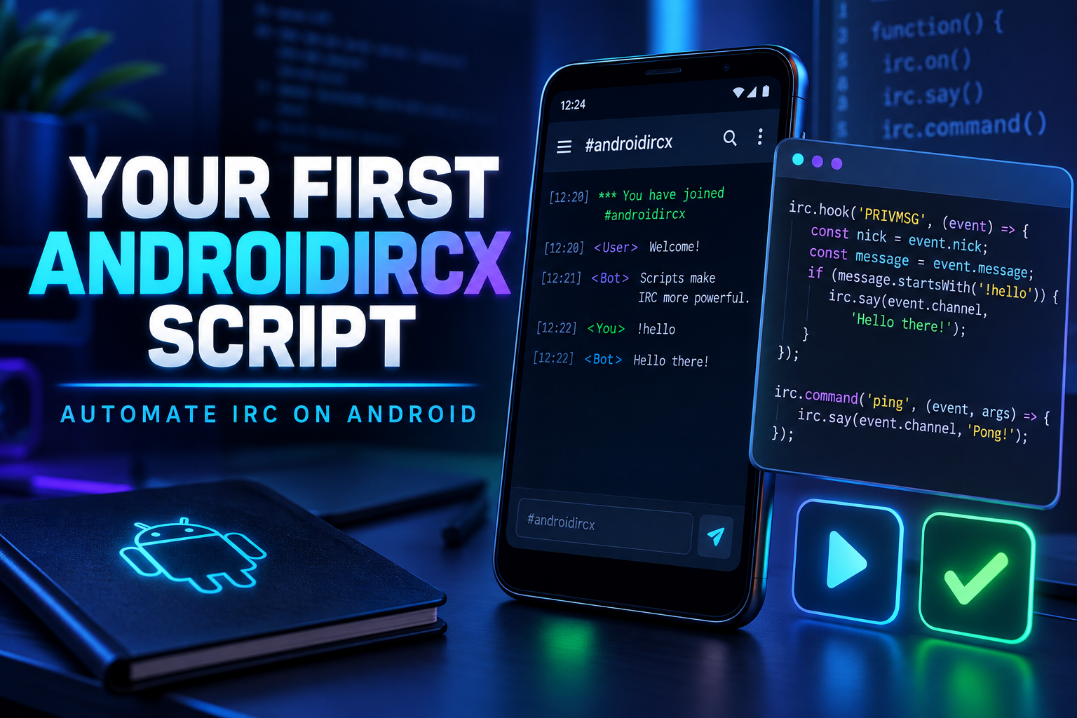 How to Write Your First AndroidIRCX Script
