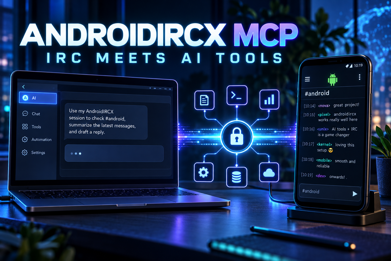 AndroidIRCX MCP: Connect Your IRC Session to AI Tools
