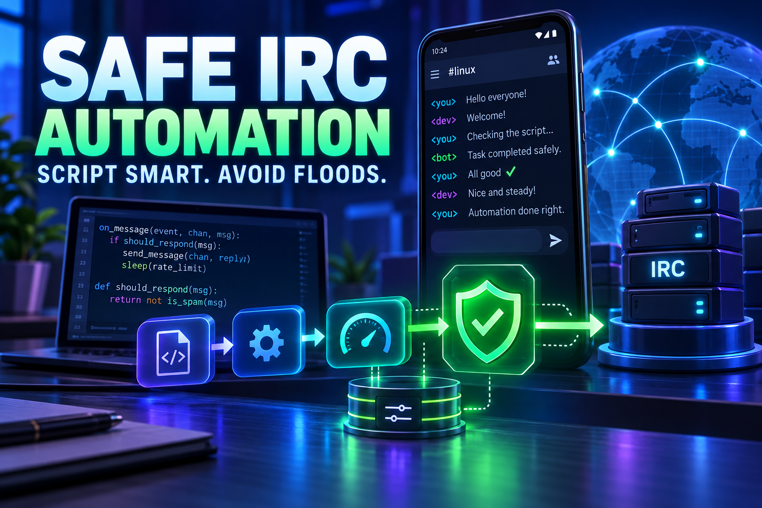 Safe IRC Automation: Script Smart and Avoid Floods